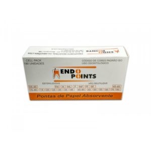 Ponta De Papel Absorvente Cell pack C/120 nº45-80 - Endo Points