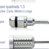 Chave quadrada 1.3 Torque Curta -Harte