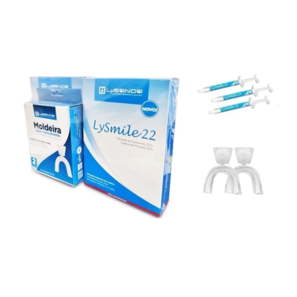 Clareador dental, KIT CLAREAMENTO DENTAL CASEIRO com Moldeira